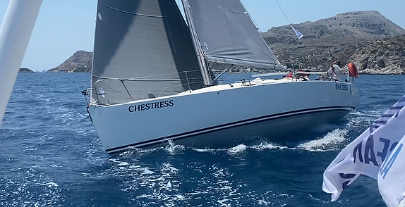 J/109 sailing Aegean Sea