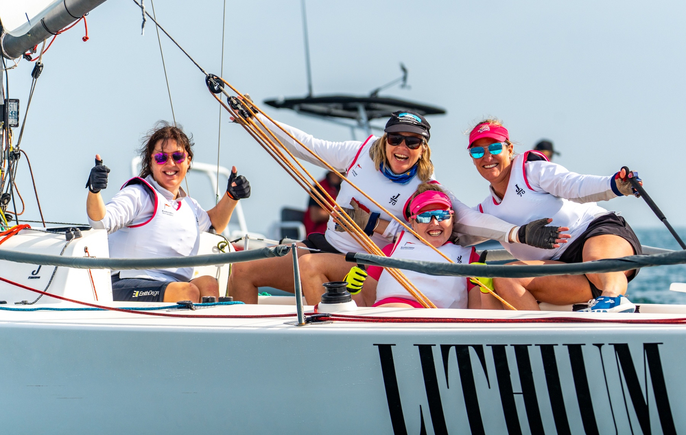 J/70 women's regatta in Blairgowrie, Australia