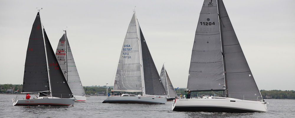 J/112E sailing on Long Island Sound