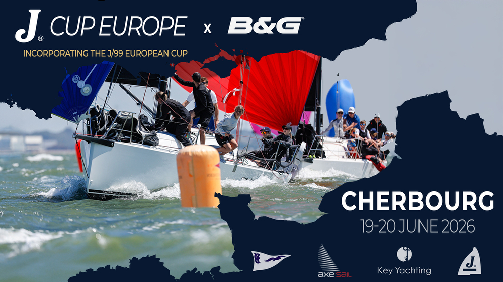 J/99s sailing European Cup off Cherbourg, France