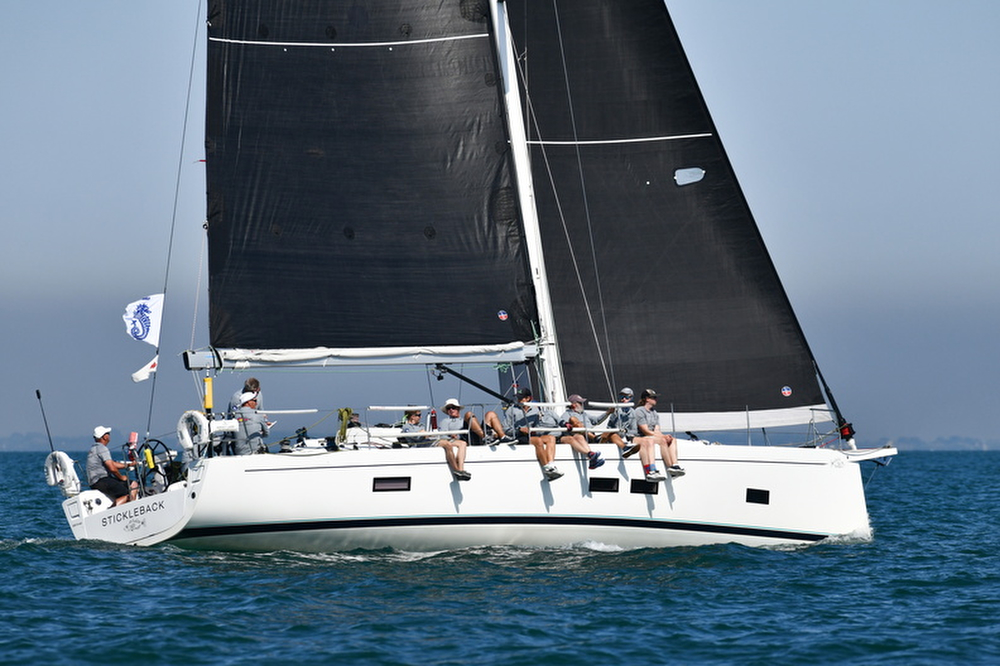 J/45 Stickleback sailing RORC Offshore race