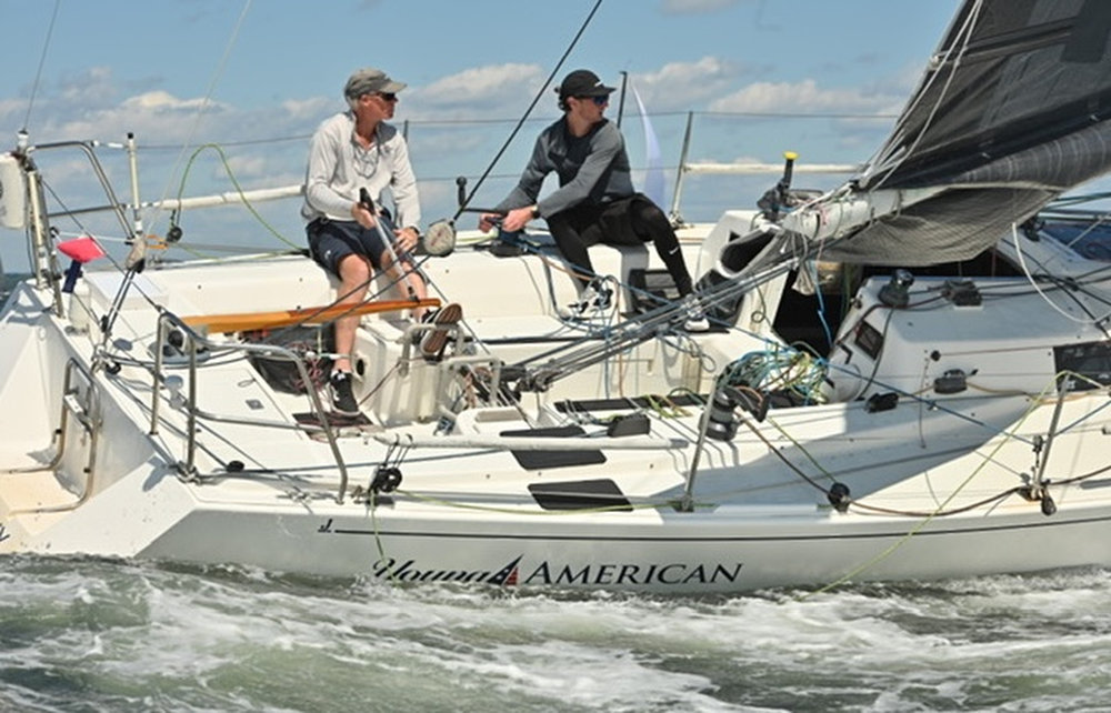 J/105 Young American wins Vineyard Race PHRF Doublehanded and Overall.