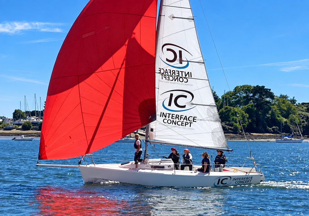 J/80 sailing L'Atlantic Le Telegramme Regatta in Lorient, France