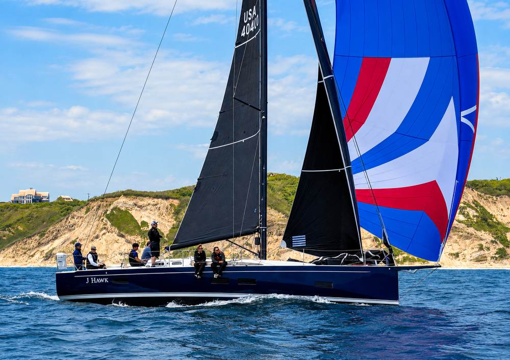 J/40 J-HAWK wins CYC Around the Island Race