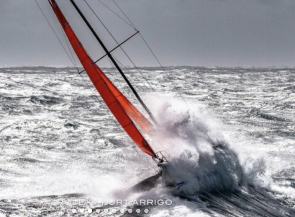 Sailing storm-tossed ROLEX Middle Sea Race Sailing storm-tossed ROLEX Middle Sea Race